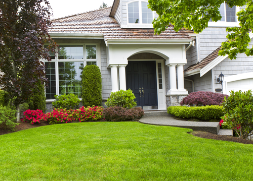 Landscaping at a Portland, Oregon home